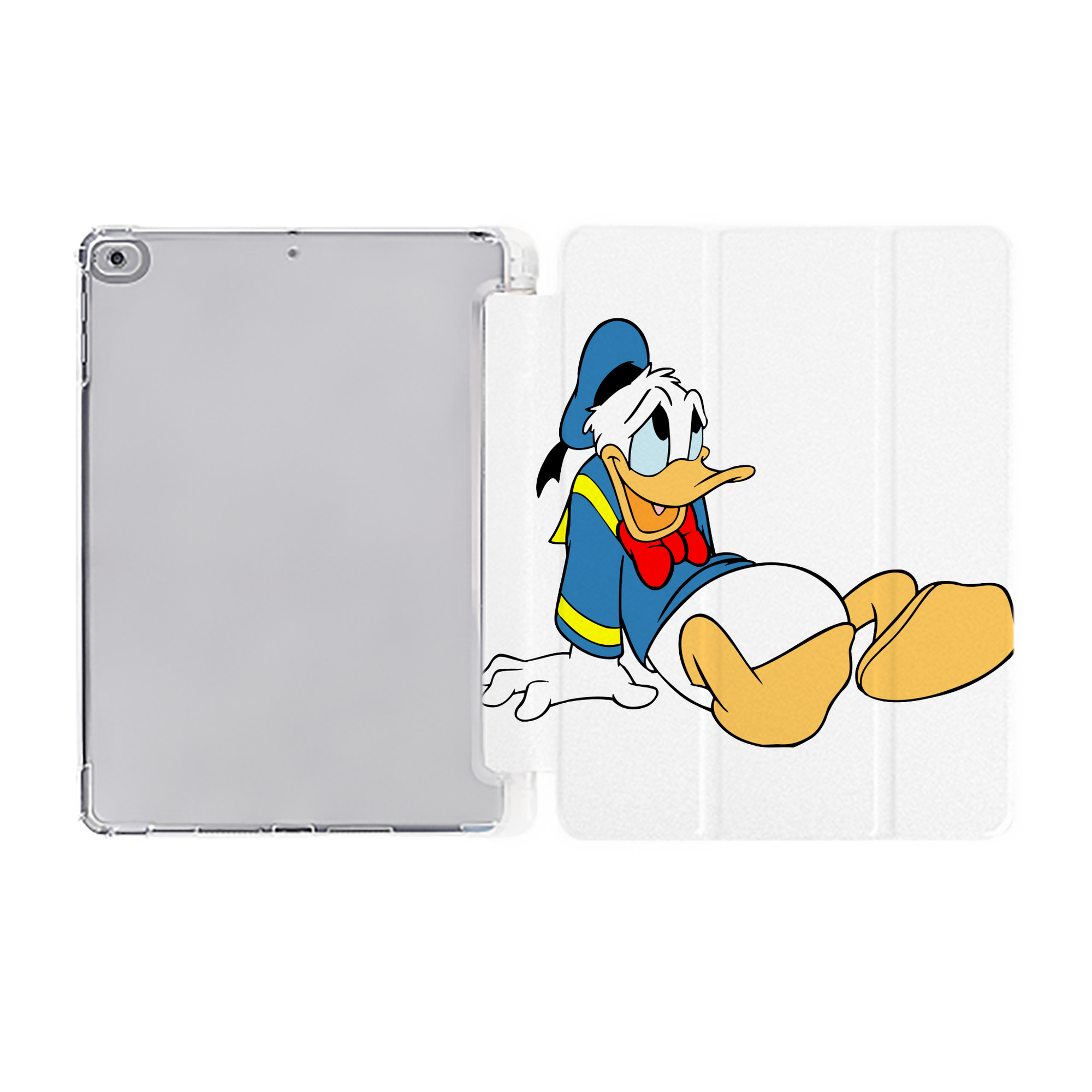 ミッキーマウス Mickey Mouse IPad ケース ペン収納付き 三つ折りスタンド PUレザー×シリコン 対応機種9.5/10.5/10.9インチ
